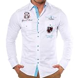 Produkt-Bild: Young & Rich Hemd YACHTING wei&szlig; t&uuml;rkis 312-6051