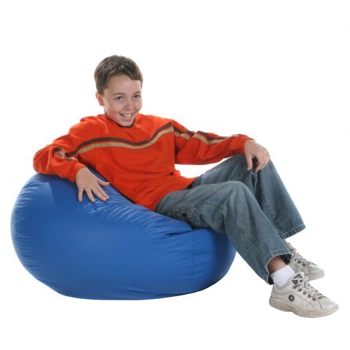 Anywhere Vinyl Lounger Bean Bag Chair - Medium
