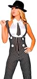 New Sexy Womens Adult Halloween Gangster Girl Costume