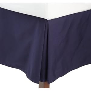 Egyptian Quality SOLID Bed Skirt - Pleated Tailored 14
