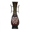 28 Decorative Metal Vase (Bronze) (17.32W x 28.35H x 13.78D)