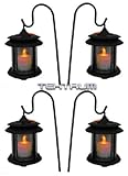 TEKTRUM ACCENT FLICKERING CANDLE LANTERN LIGHTS (Set of 8)