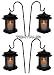 Outdoor Living : TEKTRUM ACCENT FLICKERING CANDLE LANTERN LIGHTS (Set of 4)