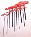 10 Pc. T-handle Allen Wrench Set, 9 Inch Length Handle