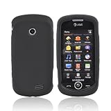 BLACK For Samsung Solstice II A817 Silicone Case Cover