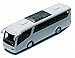 Coach Bus, White - Kinsmart 7101DW - 7" Diecast Model Toy Car