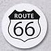 Kitchen & Housewares : AutoCoaster ~ Route 66 ~ Tile Drink Coaster for car cupholder ~ code 183