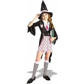 Kids Girls Harry Potter Charm School Witch Costume Cute Childrens Magic Outfit Black Pink Dress