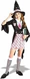 Kids Halloween Girl Costume Charm School Witch Girls Medium (5-7 years)