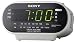 Sony ICF-C318 Automatic Time Set Clock Radio with Dual Alarm (White)