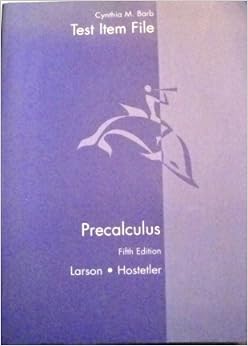 Precalculus with limits textbook ron larson pdf answers picture