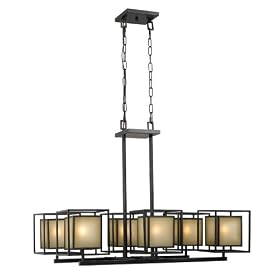 World Imports Lighting 4176-55 Hilden 6-light Chandelier, Aged Bronze by World Imports