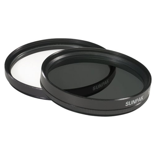 Sunpak CF-7081 TW Ultra-Violet and Circular Polarized Filter Twin Packs 62mm