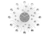 Kitchen & Housewares : Present Time Karlsson Wall Clock Sunburst Crystal