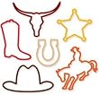 Silly Bandz Western - 24 Pack