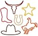 Silly Bandz Wild West - 24 Pack