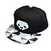 Zeroyoyo Mens Snapback Baseball Cap Geometric Panda Hip-Pop Hat