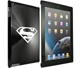 Black Apple iPad 2 Aluminum Plated Back Case Superman