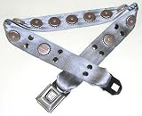NEW! Silver Coke Bottle Cap Seatbelt Belt!