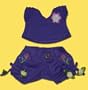 Purple Capri Set fits Webkinz, Shining Star and 8" - 10" Make Your Own Stuffed Animals
