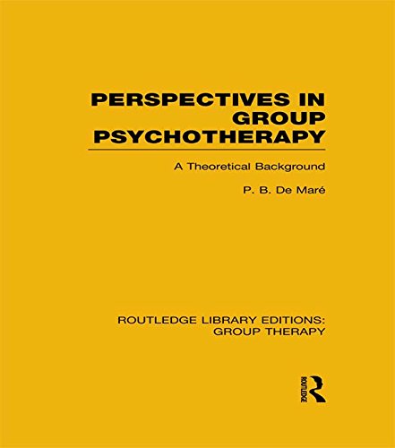 Perspectives in Group Psychotherapy (RLE: Group Therapy): A Theoretical Background: Volume 3 (Routledge Library Editions: Group Therapy)
