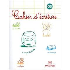Cahier d'�criture Grande Section