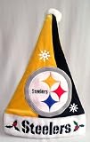 - BLACK STEELERS SANTA HAT - 23
