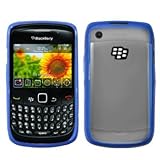 Hybrid Hard Case / Skin / Cover (Blue + Clear) for RIM BlackBerry Curve 3G  ....
