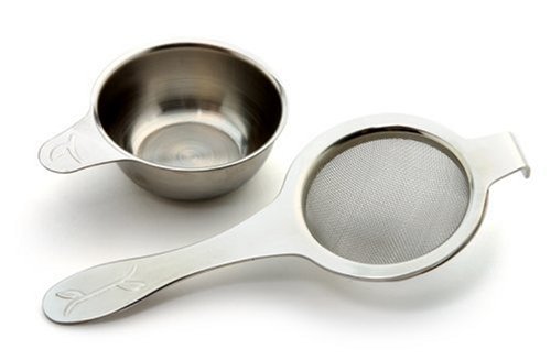 Norpro Decorative Tea Strainer with Cup