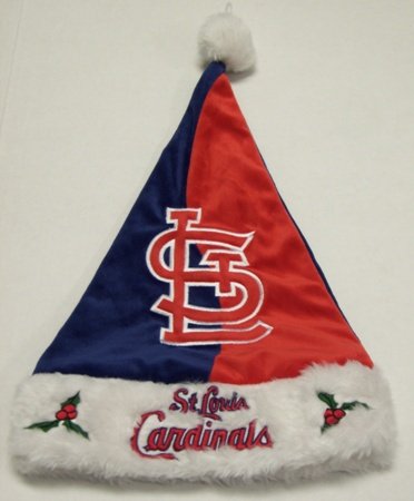 Forever Collectibles St. Louis Cardinals Colorblock Santa Hat
