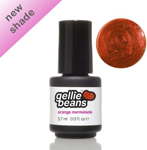 gelliebeans Mini Soak Off Gel Polish - orange marmalade