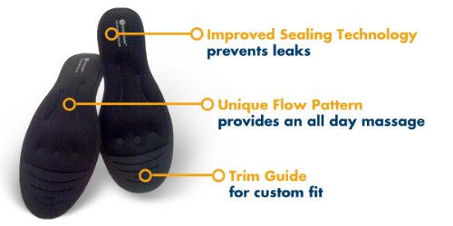 Liquid Orthotic Massaging Shoe Insole (WM Women's 8.5-9.5) On Sale