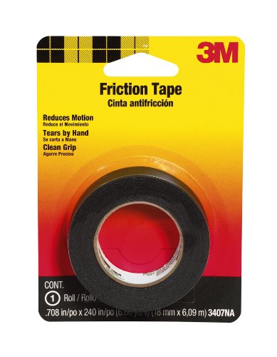 3M 3407NA Friction Tape, 0.708-Inch x 240-Inch