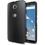 Nexus 6 Case, Spigen&reg; [Exact-Fit] Nexus 6 Case Slim **NEW** [Thin Fit] [Smooth Black] Premium Matte Finish Hard Case for Google Nexus 6 (2014) - Smooth Black (SGP11232)