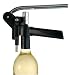Fox Run Argyle Metal Lever Pull Corkscrew, Black/Chrome