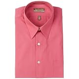 Van Heusen Mens Long Sleeve Wrinkle Free Fitted Poplin Solid Shirt