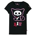 Girls' Skelanimal Kit Tee - Black