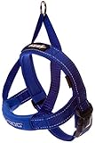 EzyDog Quick Fit Dog Harness, Medium, Blue
