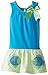 Rare Editions Little Girls' Knit To Woven Romper with Fish Appliques