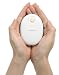 Sanyo KIR-SE1SW Kairo Hand Warmer with Rechargeable Lithium-Ion Battery, Pearl White