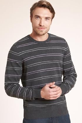 Blue Harbour Pure Cotton Pearl Stripe Jumper