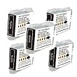 5pk Lc-51 Black Compatible Ink for Brother Mfc-240c 3360c Lc51bk