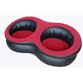 Inflatable Double Chair Flocked High Quality & Modern Funky design