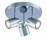 Lite Source LS-17153C Oksana 3-Head Spot Light Wall/Ceiling Lamp, Chrome