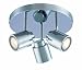 Lite Source LS-17153C Oksana 3-Head Spot Light Wall/Ceiling Lamp, Chrome