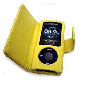 Etui Jaune pour Apple iPod nano (5th Generation 5G Ecran 2,2 ") 8 Go 16 Go - Nouveau