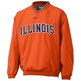 Nike Illinois Fighting Illini Orange Classic Logo Windshirt