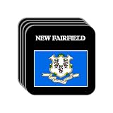 US State Flag - NEW FAIRFIELD, Connecticut (CT) Set of 4
Mini-Mousepad Coasters