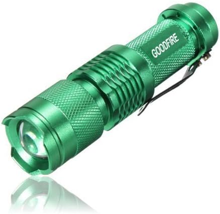 GOODFIRE 5PCS Mini 7W 300LM Led Flashlight Torch Adjustable Focus Zoom Light