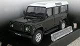 Land Rover Defender in Black Scale 1/43